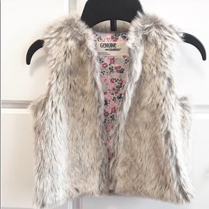 Girls Fur Vest